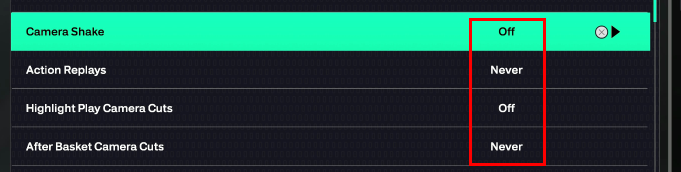 Camera shake all off